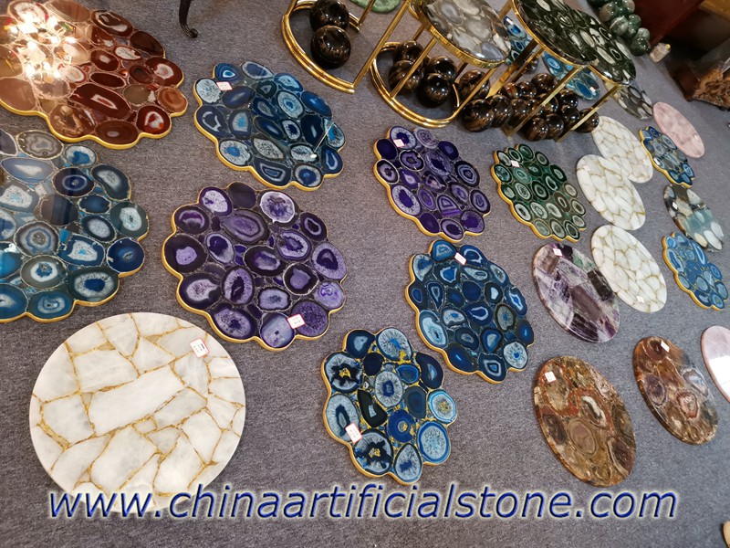 Semi precious stone Table Tops