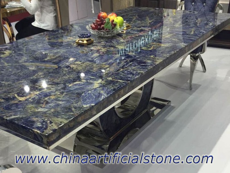 Blue Sodalite Gemstone Table