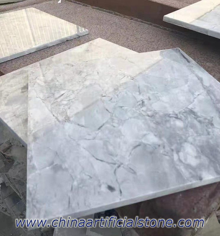 Super White Quartzite Floor Tiles