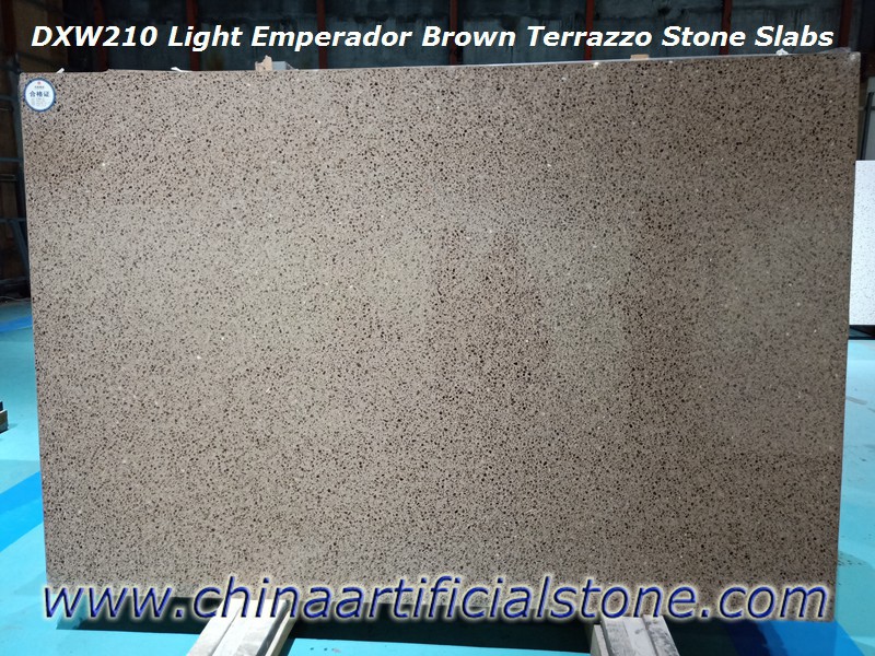 Light Brown Terrazzo Slabs