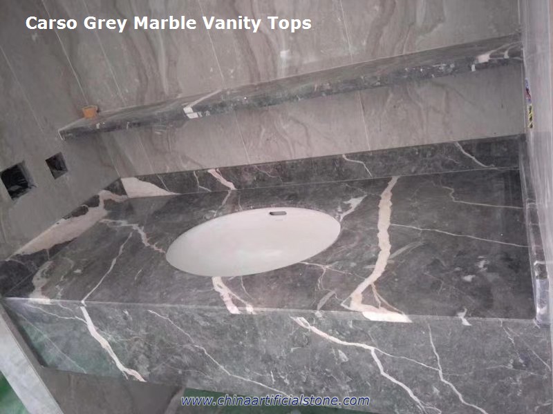 Carso Grey Marble Vanity Top