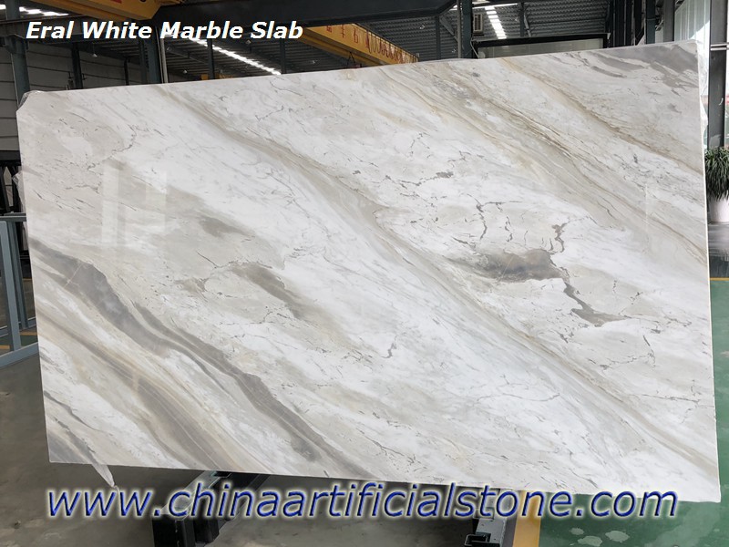 Italian Eral White Marble Slabs 