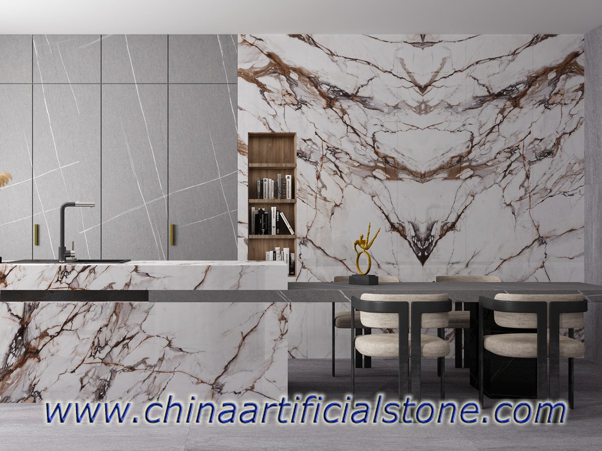 Calacatta Sintered Stone Countertops and Background