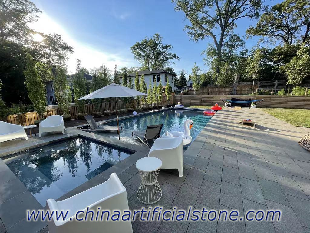 Water permeable brick for swimming pool