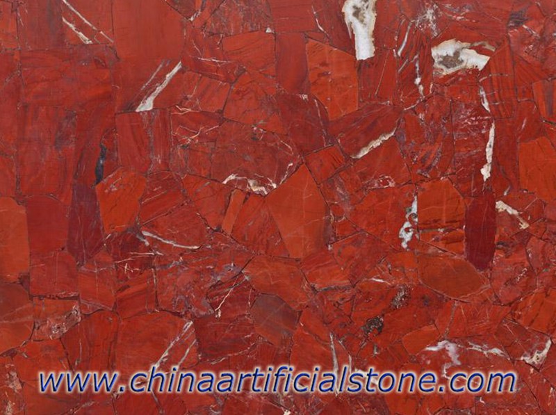 piedras preciosas de mármol rojo azulejos losas encimeras 