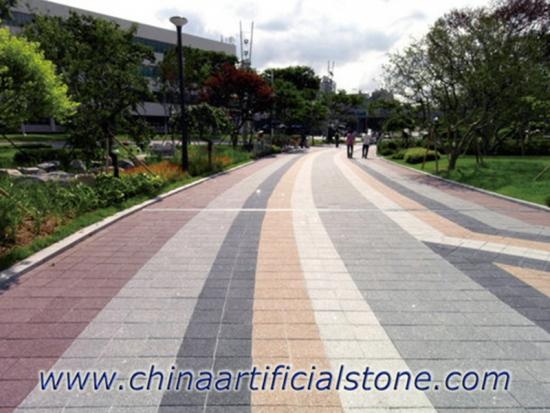pavimentos de ladrillos de cerámica permeable pavimentadoras