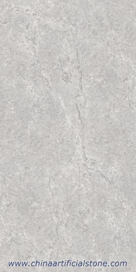 losas de piedra sinterizada gris superficie compacta