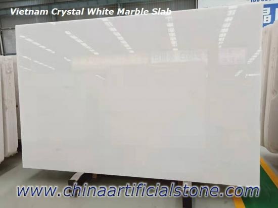 fábrica de porcelana superior losas jumbo de mármol blanco cristal de vietnam premium