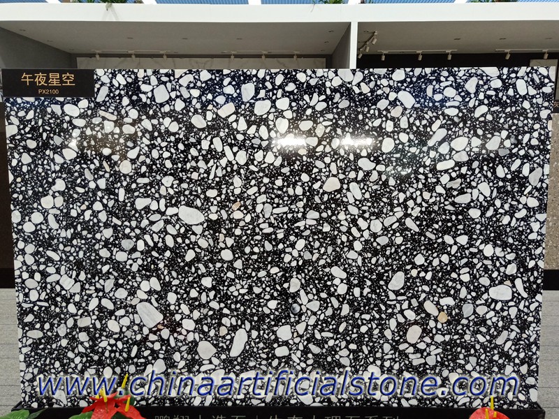 Losas de mármol de resina de piedra aglomerada de China 